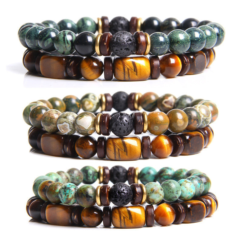 Natural Tiger Eye Bracelet For Men By Tinkers, Protection