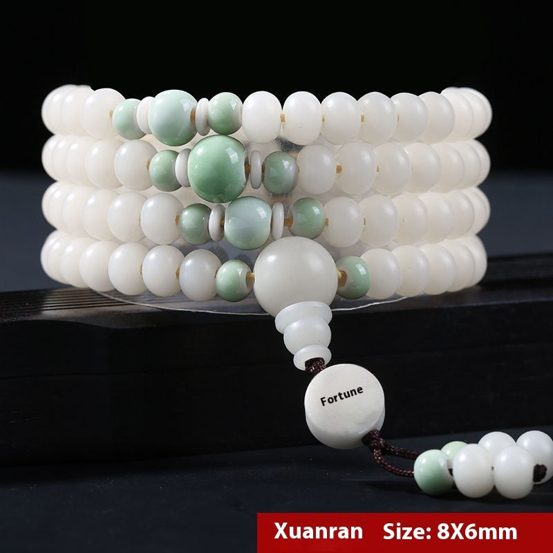 108 Bodhi Root Beads Bracelet Vintage Bodhi Seed Jewelry