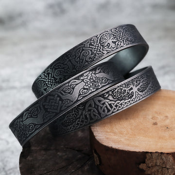 Lucky Tree Fashion Men's Bracelet Titanium Steel