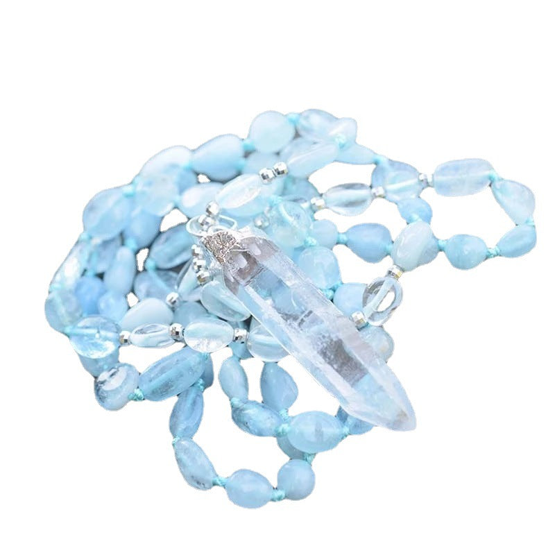 Handcrafted Natural Bohemian Stone Necklace by Tinkers for Healing