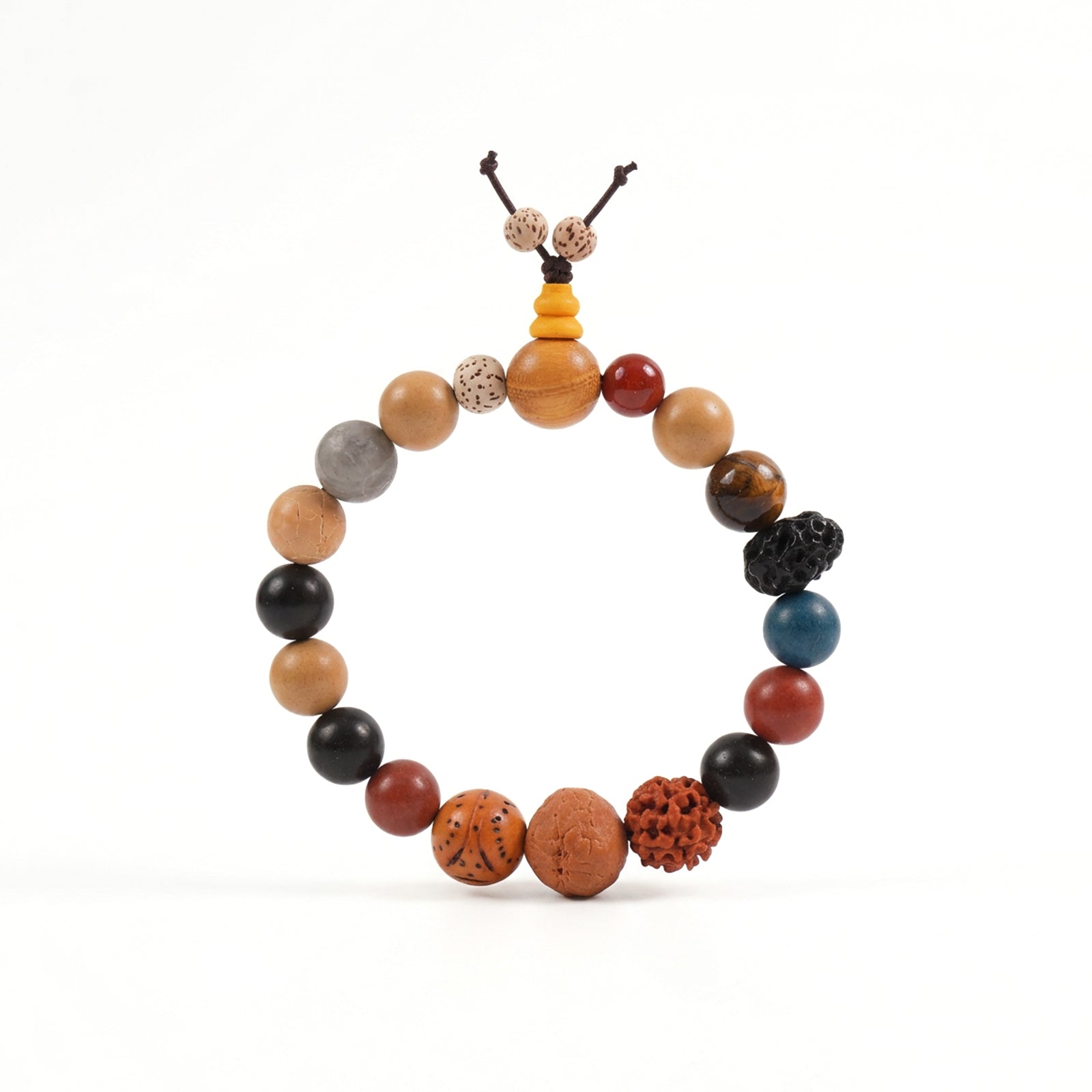 Ancient Five Elements Bracelet – Handcrafted Botanical Energy Beads