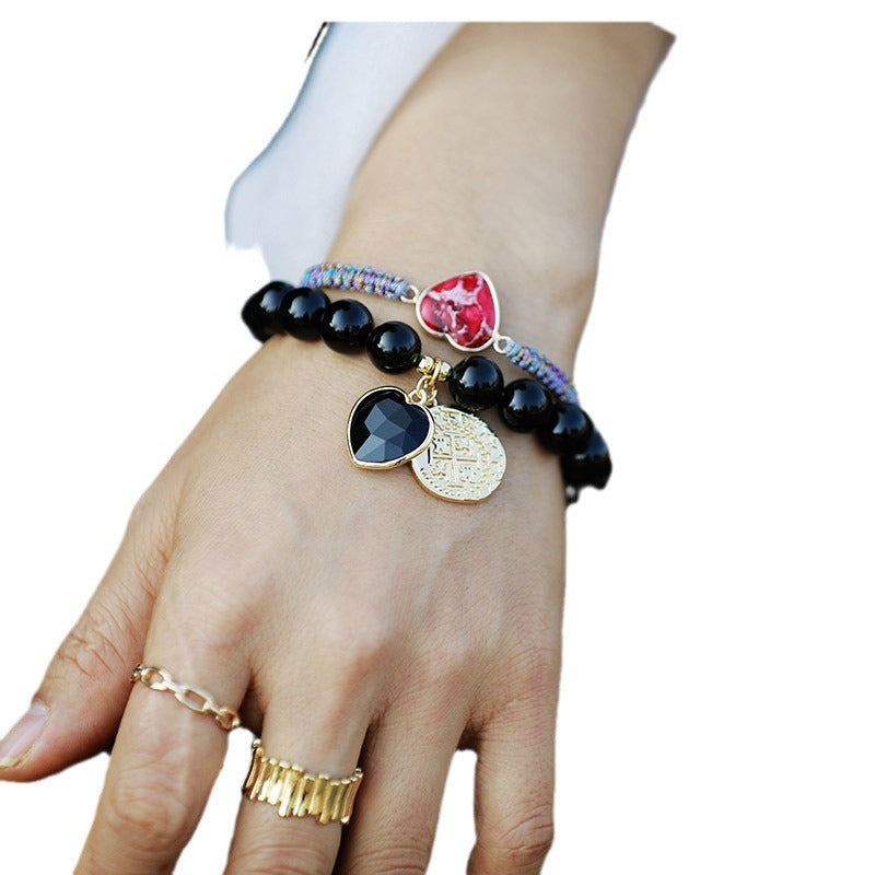 Handcrafted Natural Amethyst Bracelet for Love and Healing by Tinkers