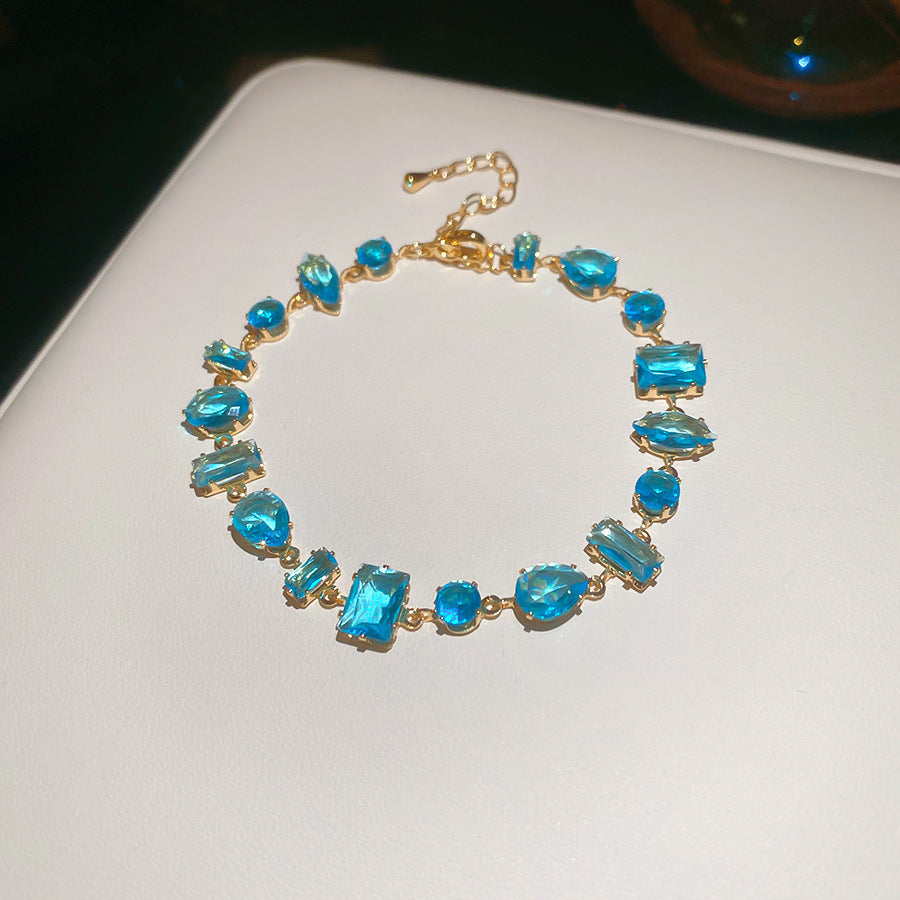 Handcrafted Zircon Drop Bracelet For Women Love By Tinkers