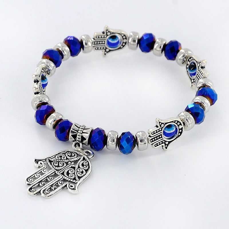 Tinkers Tinkers Devil Eye Beaded Bracelet Gem Inlay Limited - 0