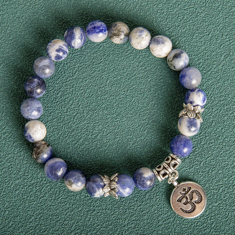 Natural Indian Agate Bracelet for Men by Tinkers Balance