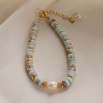 Natural Shoushan Stone Balance Bracelet for Women By Tinkers