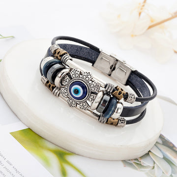 Tinkers Tinkers Turkish Blue Eye Alloy Bracelet Geometric Timeless - Apparel & Accessories > Jewelry > Bracelets 0