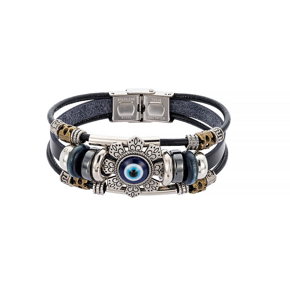 Tinkers Tinkers Turkish Blue Eye Alloy Bracelet Geometric Timeless - Apparel & Accessories > Jewelry > Bracelets 0
