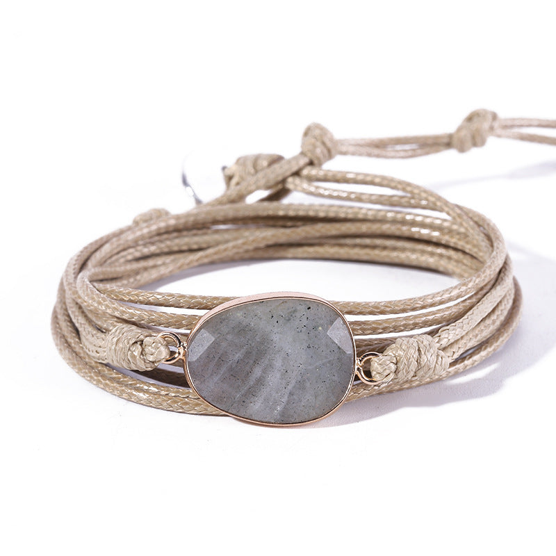 Labradorite Boho Bracelet By Tinkers - Aura Balance