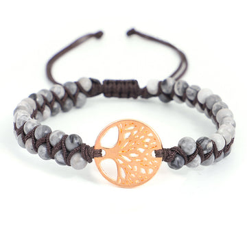 Tinkers Tinkers Woven Twine Tree Of Life Yoga Bracelet Artisan - Apparel & Accessories > Jewelry > Bracelets 0