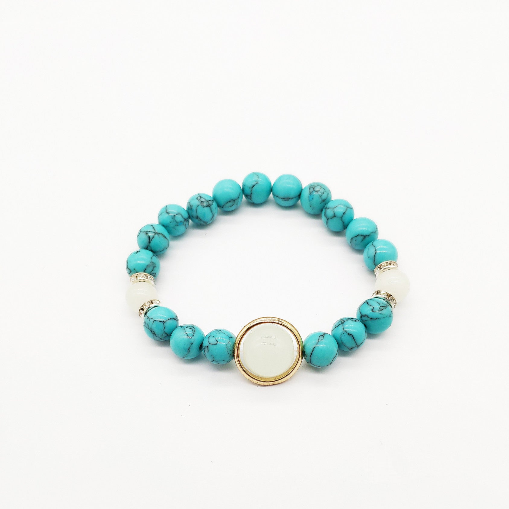 Handcrafted Turquoise Bracelet Unisex Balance By Tinkers