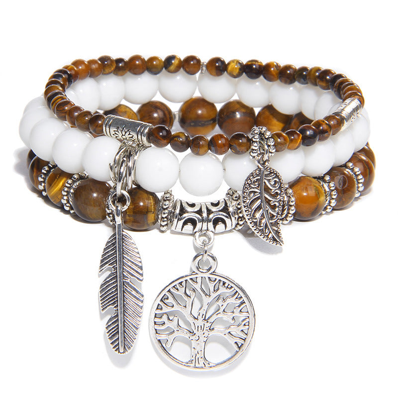Handcrafted Turquoise Tree of Life Bracelet by Tinkers for Women's Healing