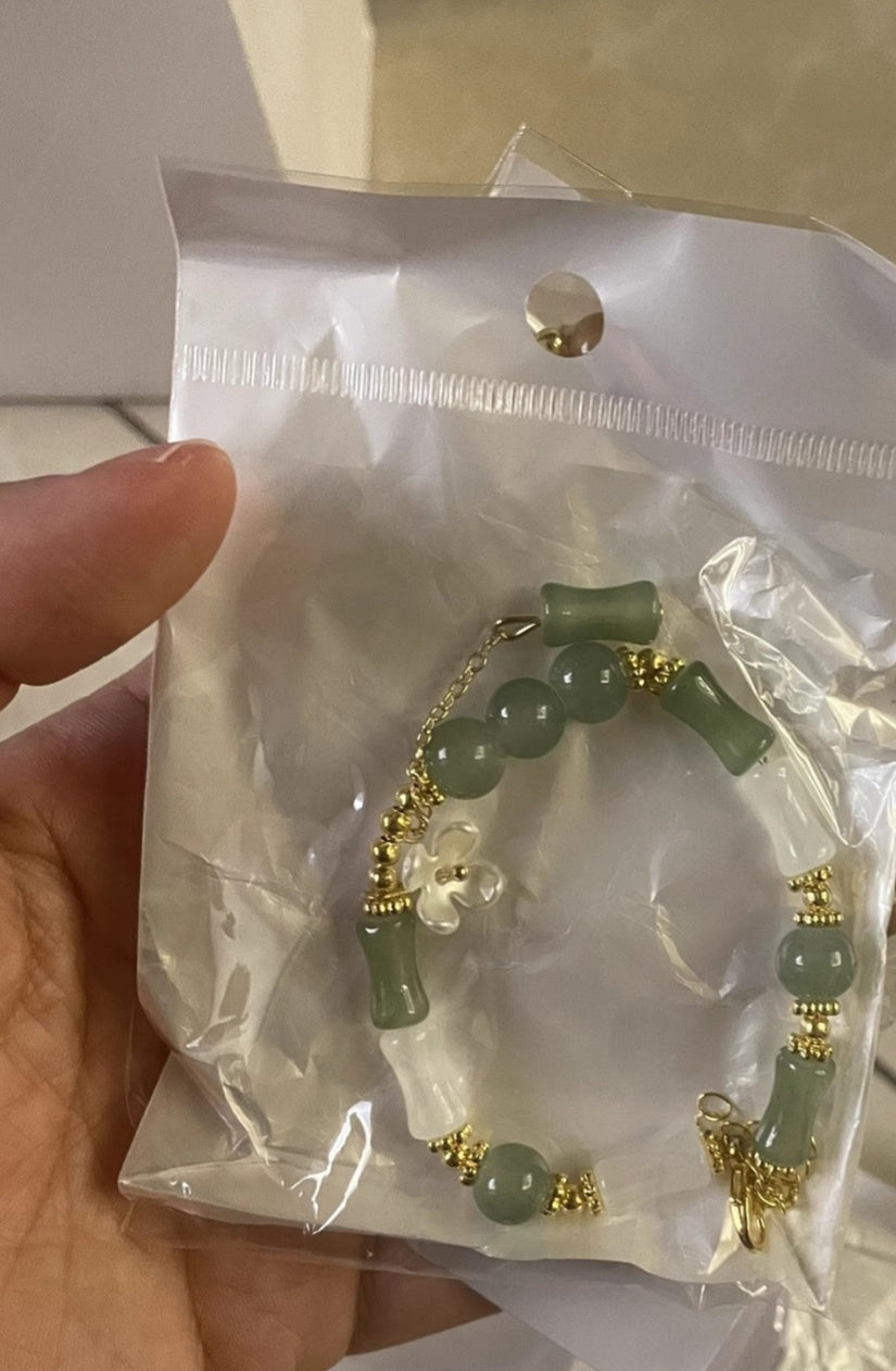 Tinkers Tinkers Chinese Style Bamboo Bracelet Exclusive Floral - 0