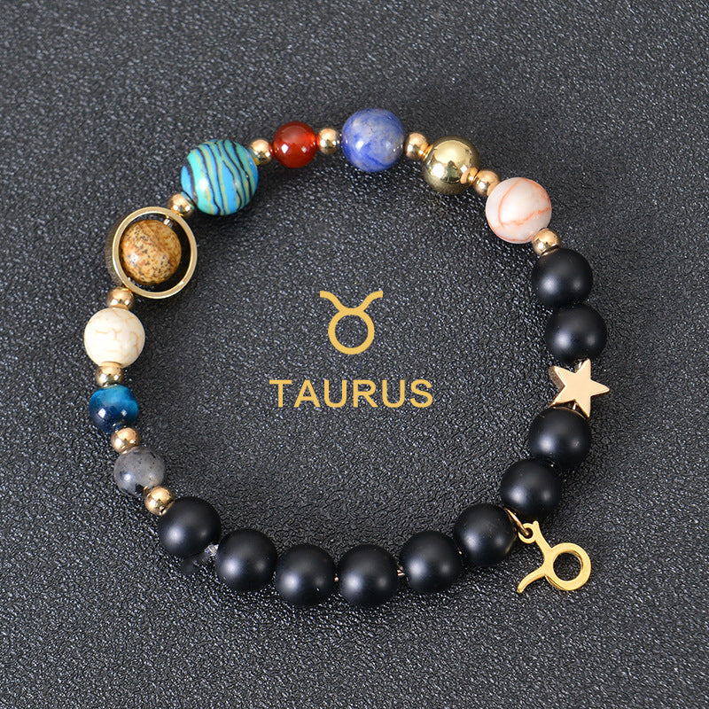 Tinkers Tinkers Frosted Stone Beaded Constellation Elite Bracelets - Uncategorized 0
