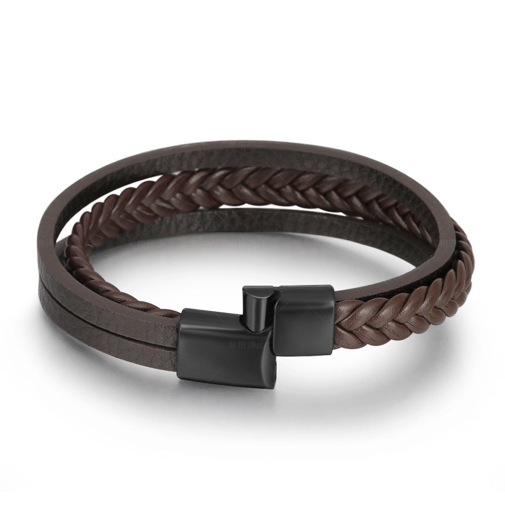 Tinkers Vintage Leather Rope Braided Bracelet Ethnic Style Edition - Apparel & Accessories > Jewelry > Bracelets 0