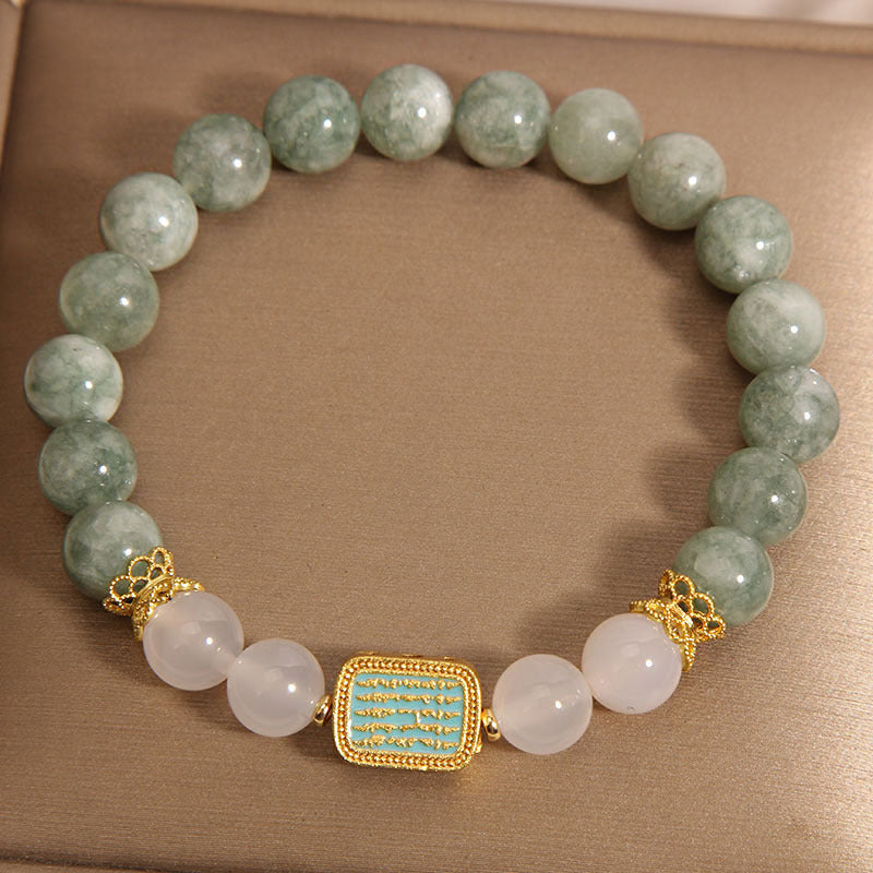 Tinkers Tin Emerald Crystal Bracelet Five Sutras Girls Limited - 0
