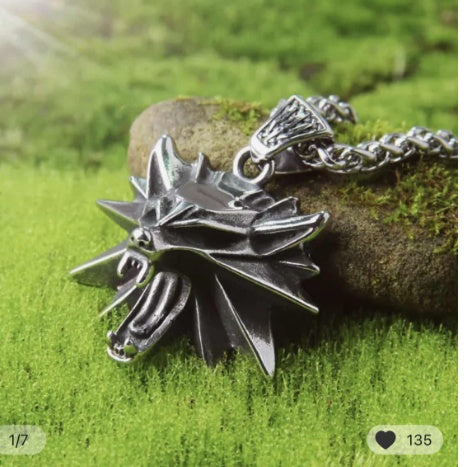 Silber Gold Strass Wild Game Animal Kette Halskette