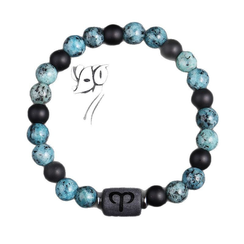 Tinkers Tinkers Rare Obsidian Zodiac Bracelet Twelve Constellations - Apparel & Accessories > Jewelry > Bracelets 0