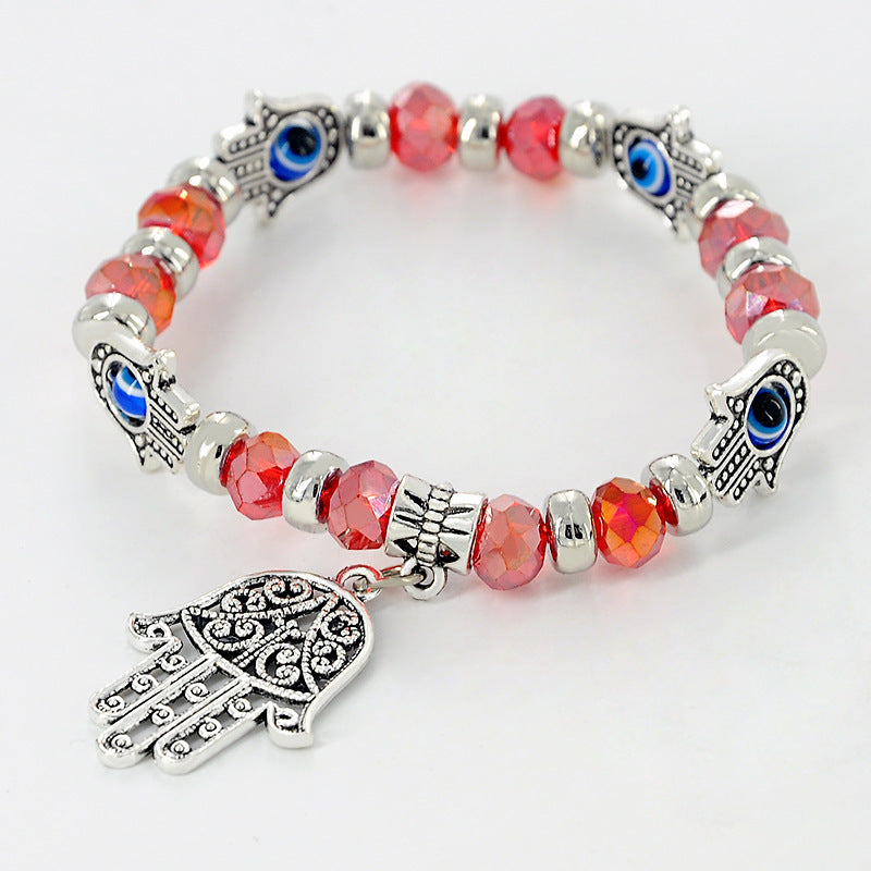Tinkers Tinkers Devil Eye Beaded Bracelet Gem Inlay Limited - 0