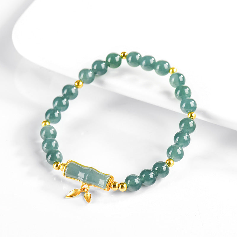 Natural Jade Blue Water Festival High Rise Bracelet Women