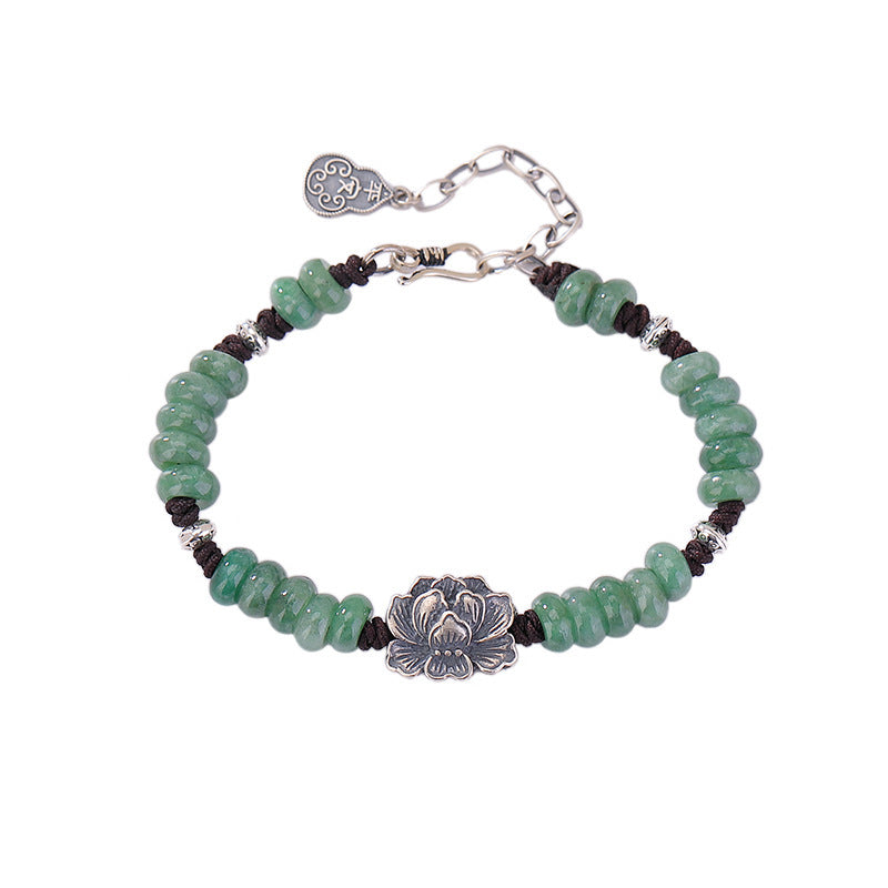 Jade Protection Balance Bracelet Handmade Vintage Unisex