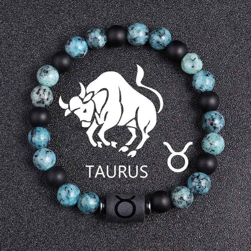 Tinkers Tinkers Rare Obsidian Zodiac Bracelet Twelve Constellations - Apparel & Accessories > Jewelry > Bracelets 0