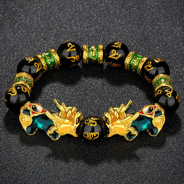 Vietnam Sand Gold Pixiu Armband von Tinkers - Wealth Energy