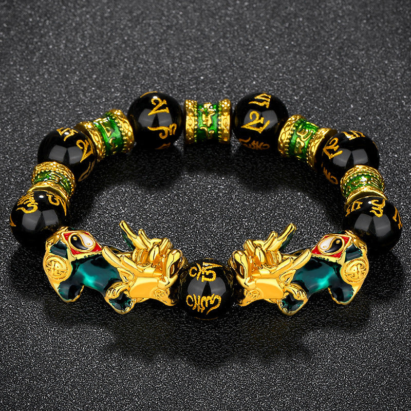 Vietnam Sand Gold Pixiu Armband von Tinkers - Wealth Energy