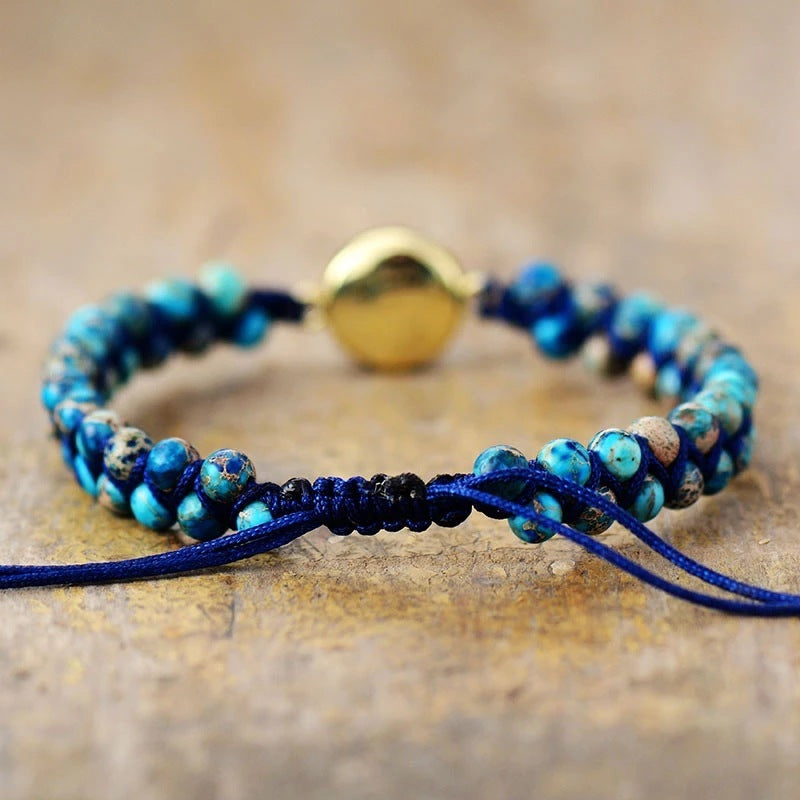 Tinkers Emperor Stone Beads Handwoven Bracelet Limited Edition - 0