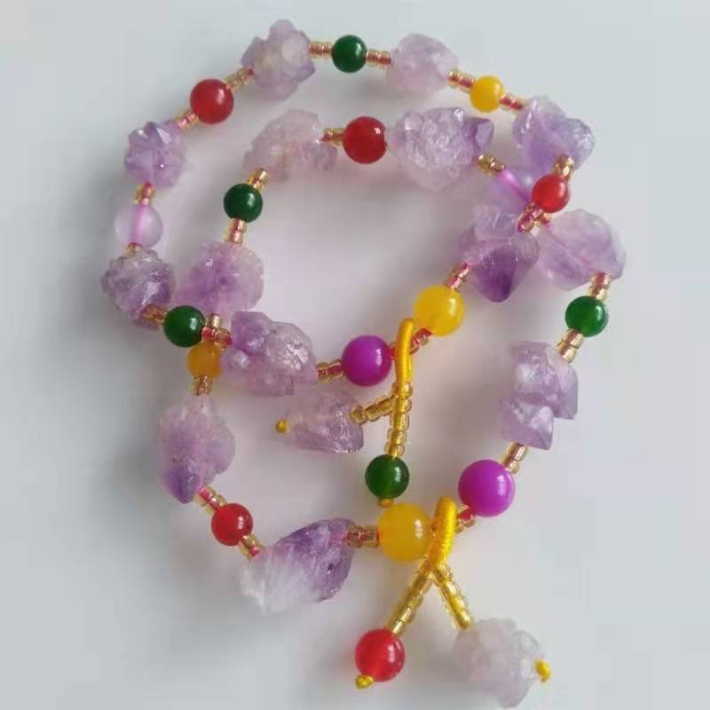 Tinkers Tinkers Amethyst Bead Bracelet Travel Collection Exclusive - 0