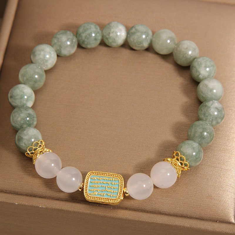 Tinkers Tin Emerald Crystal Bracelet Five Sutras Girls Limited - 0