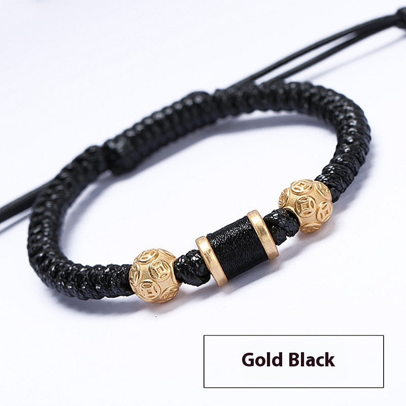 Tinkers Fashion New Hand Woven Money Beads Bracelet Premium Colors - 0