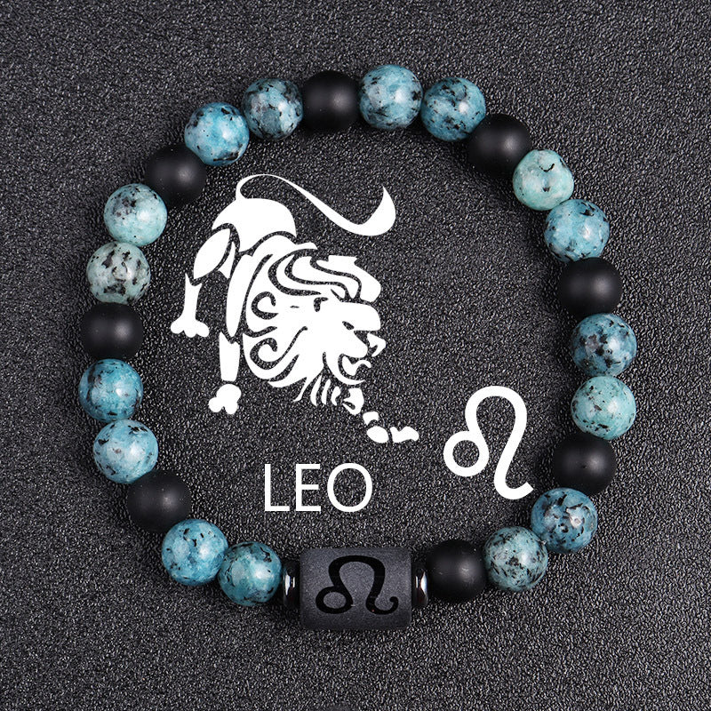 Tinkers Tinkers Rare Obsidian Zodiac Bracelet Twelve Constellations - Apparel & Accessories > Jewelry > Bracelets 0