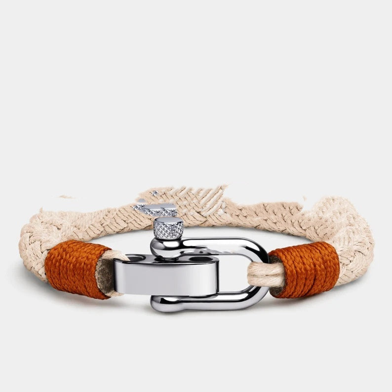 Hematite Protection Calm Nautical Minimalist Bracelet Unisex