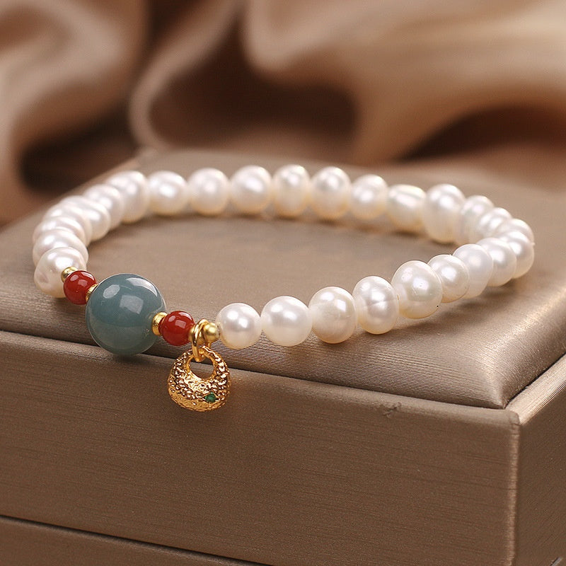Handcrafted Natural Opal Bracelet for Women by Tinkers: Healing Balance
