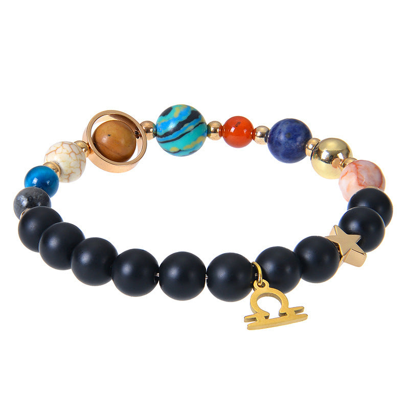 Tinkers Tinkers Frosted Stone Beaded Constellation Elite Bracelets - Uncategorized 0