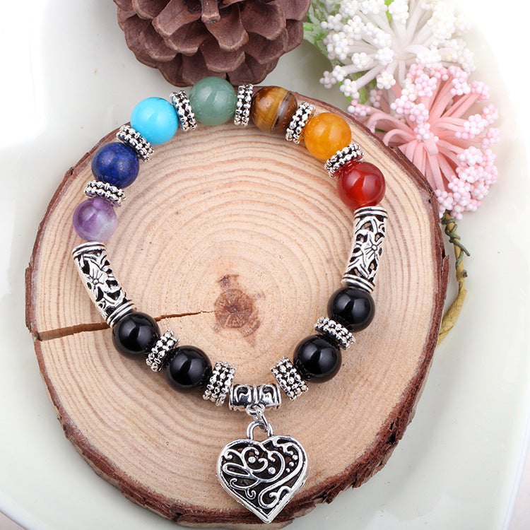 Tinkers Seven Chakra Gemstone Energy Bracelet Signature Collection - 0