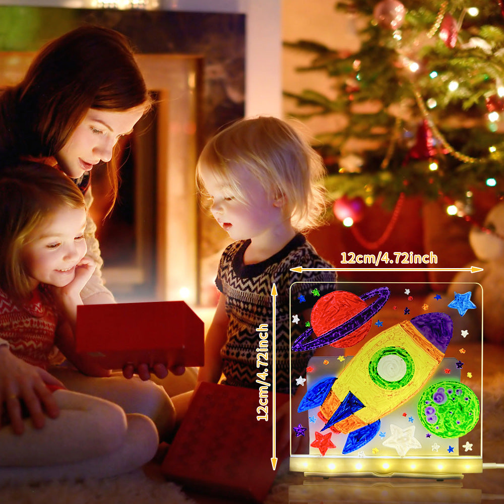 Elite LED Acrylic Drawing Board for Kids' Creative Nights