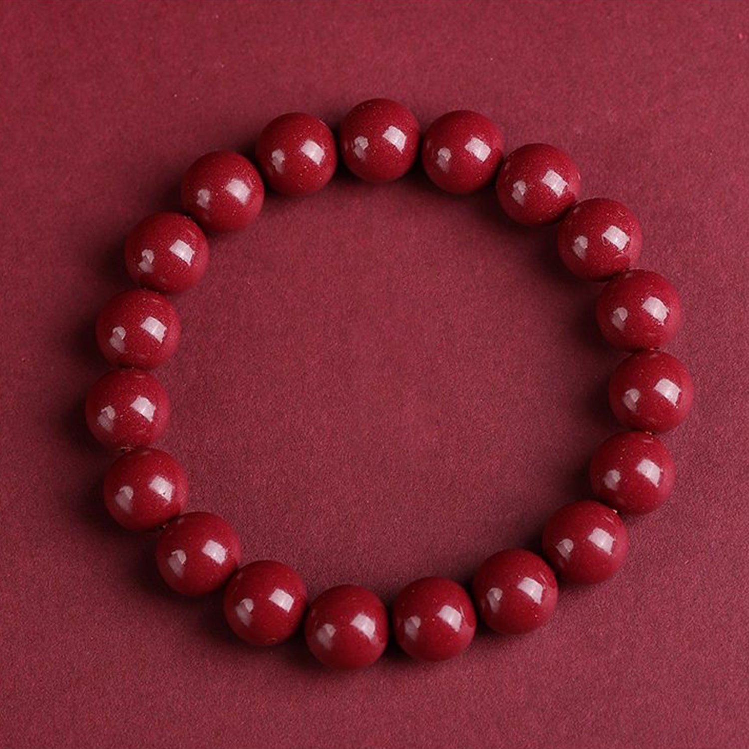 Tinkers Tinkers Cinnabar Bead Bracelet Signature Everyday Style - 0