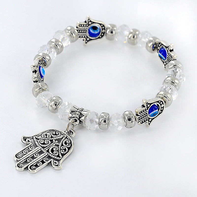 Tinkers Tinkers Devil Eye Beaded Bracelet Gem Inlay Limited - 0