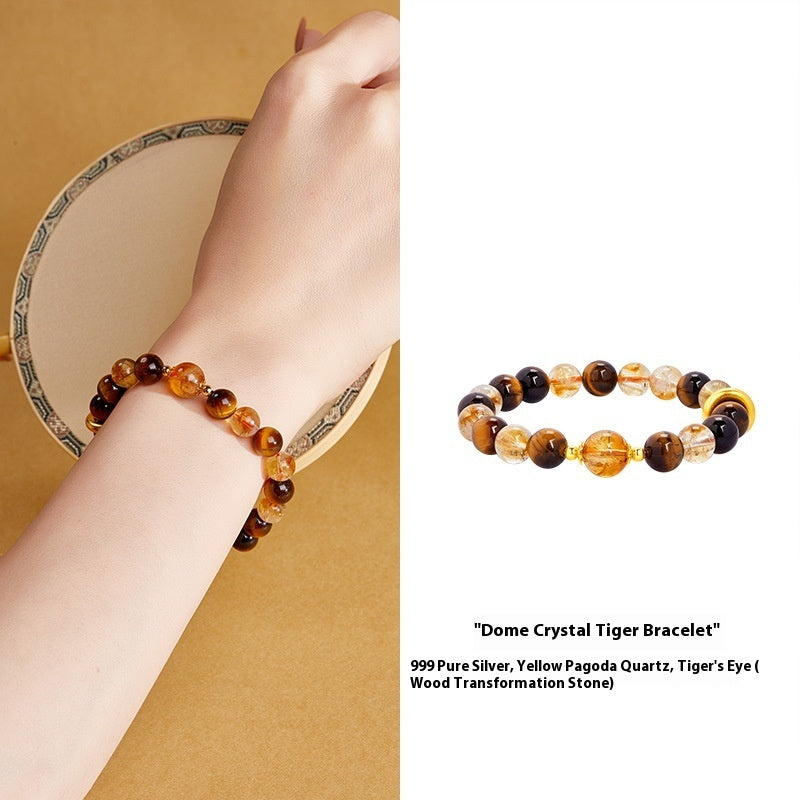 Natural Tiger Eye Bracelet For Women Protection By Tinkers