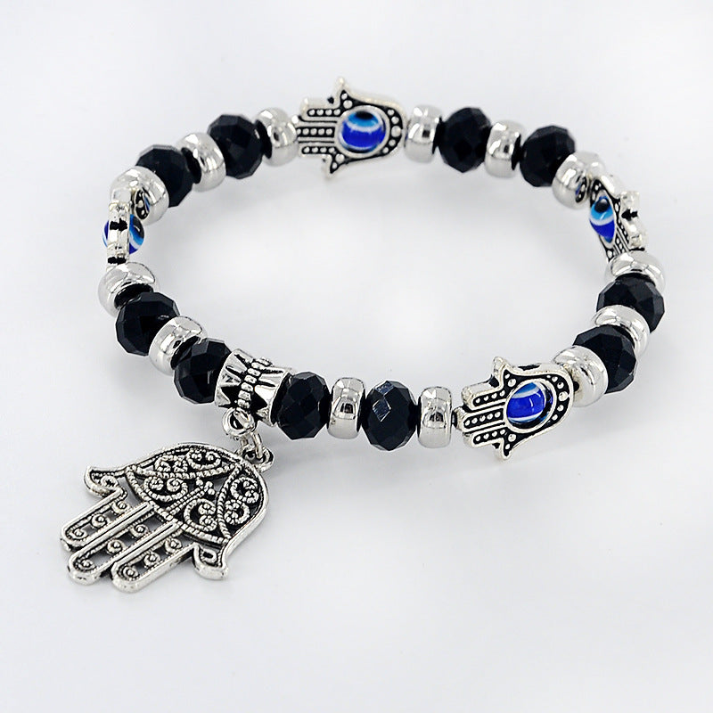 Tinkers Tinkers Devil Eye Beaded Bracelet Gem Inlay Limited - 0