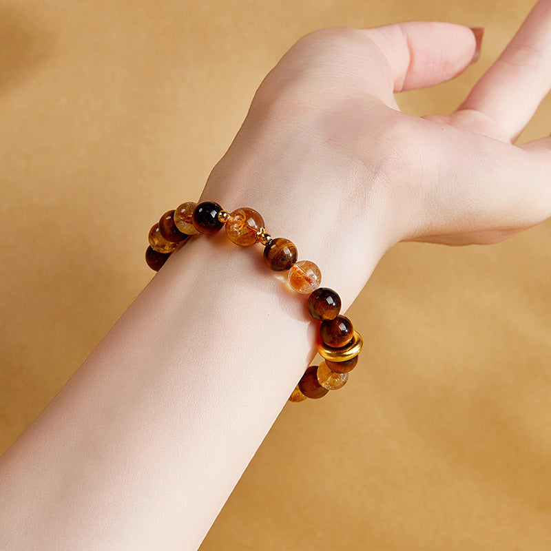Natural Tiger Eye Bracelet For Women Protection By Tinkers