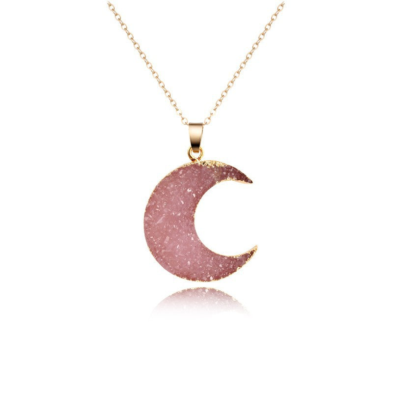 Natural Handcrafted Moon Necklace for Women's Balance by Tinkers