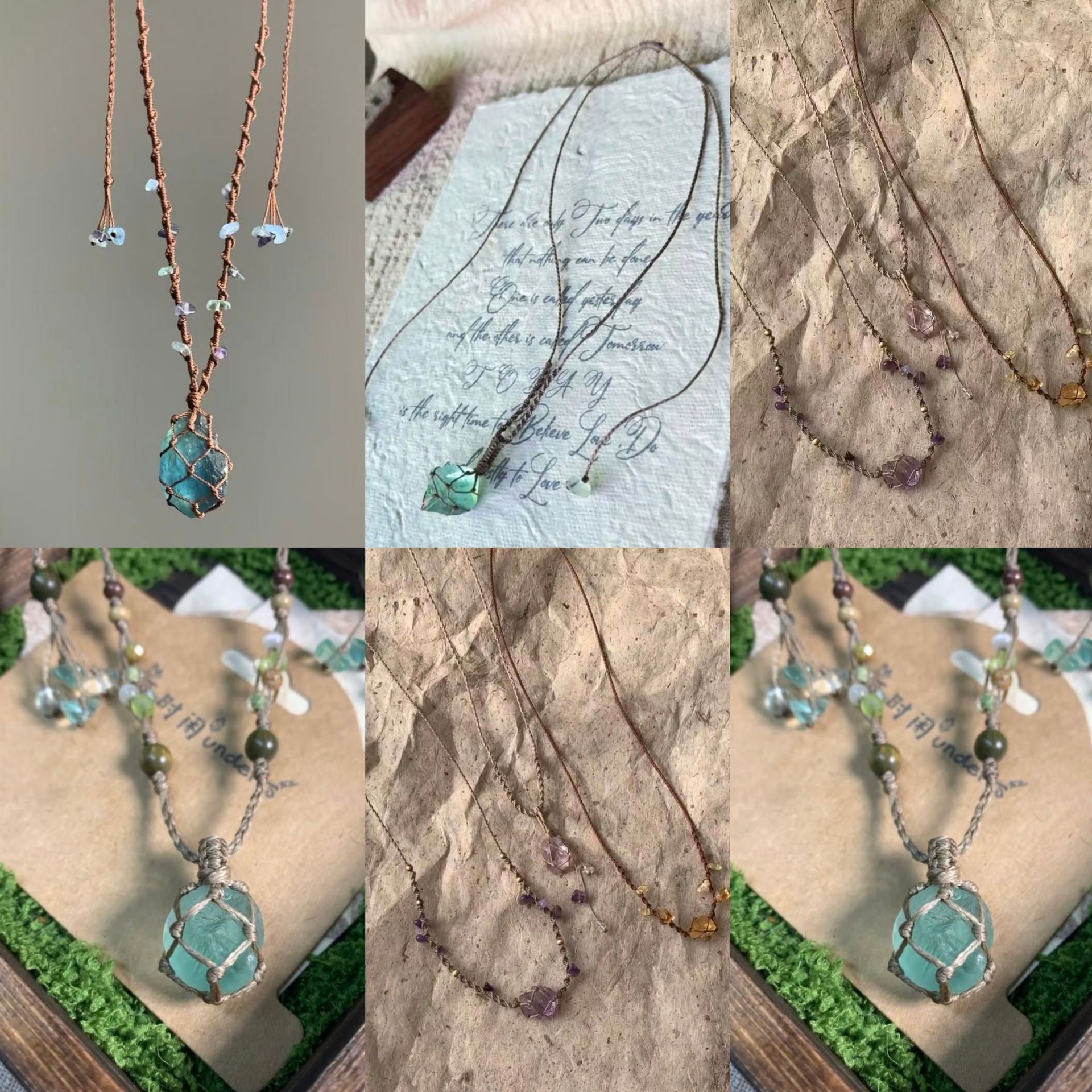 Handcrafted Labradorite Moonstone Necklace for Intuitive Protection by Tinkers