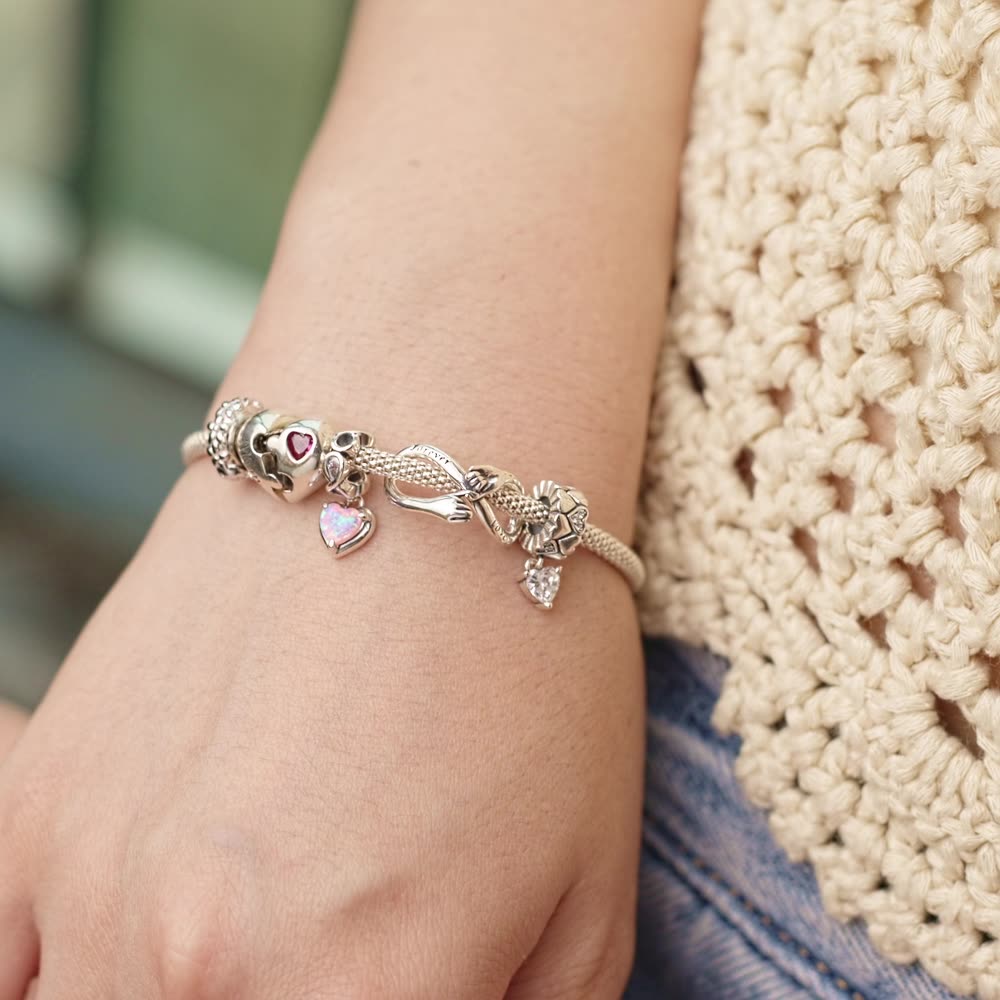 Artisan Handcrafted Silver Heart Bracelet for Eternal Love by Tinkers