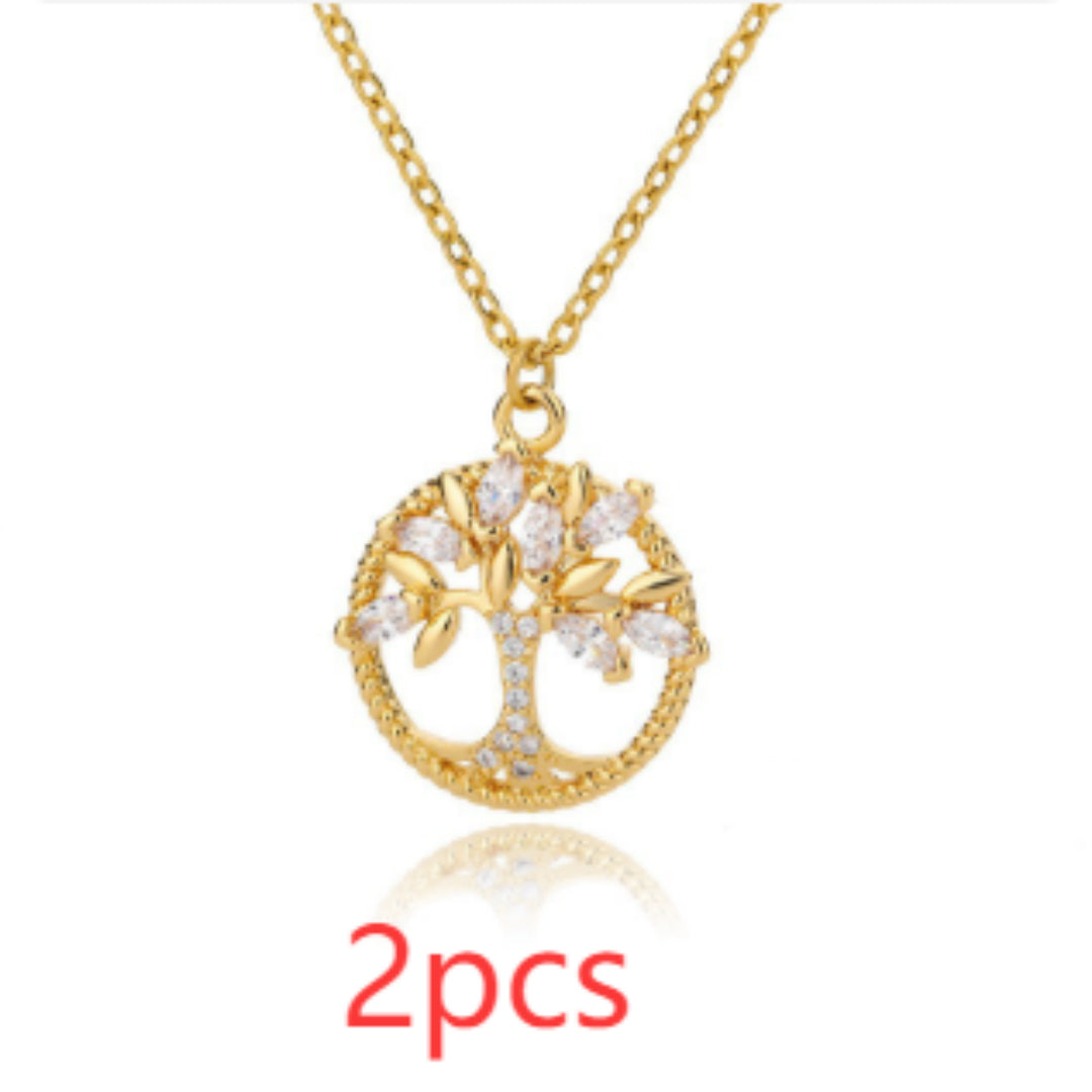 Elegant Handcrafted Tree of Life Necklace for Women's Balance by Tinkers