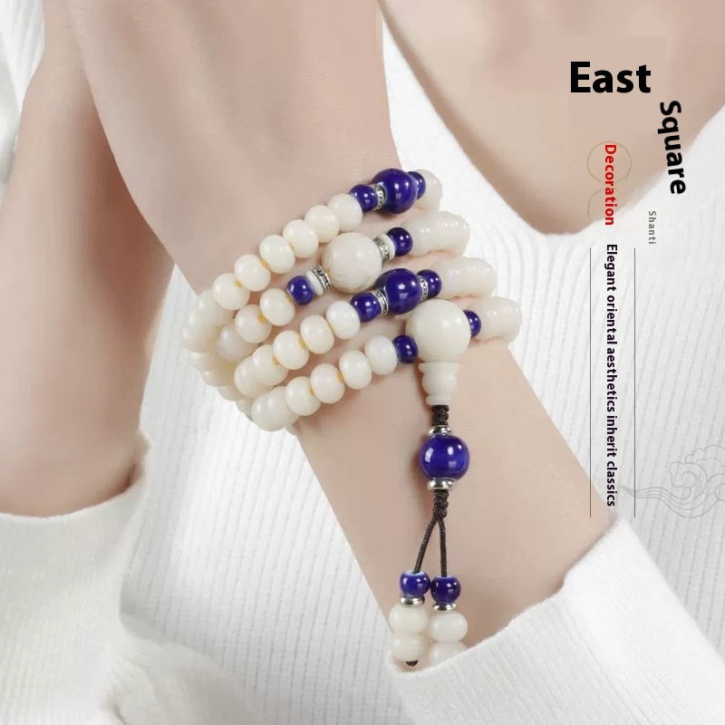 108 Bodhi Root Beads Bracelet Vintage Bodhi Seed Jewelry