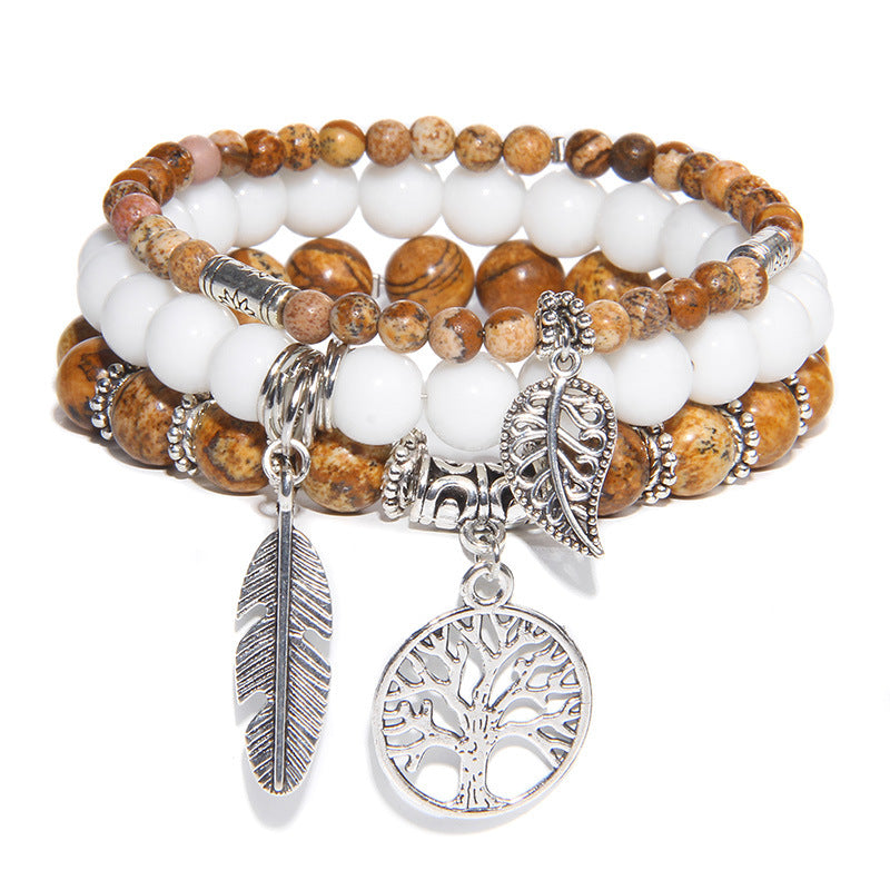 Handcrafted Turquoise Tree of Life Bracelet by Tinkers for Women's Healing