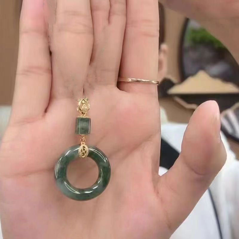 Unisex Temperament Halskette Wild Sicherheitsschnalle Anhänger